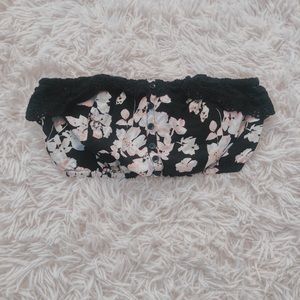 kendall and kylie bandeau crop top